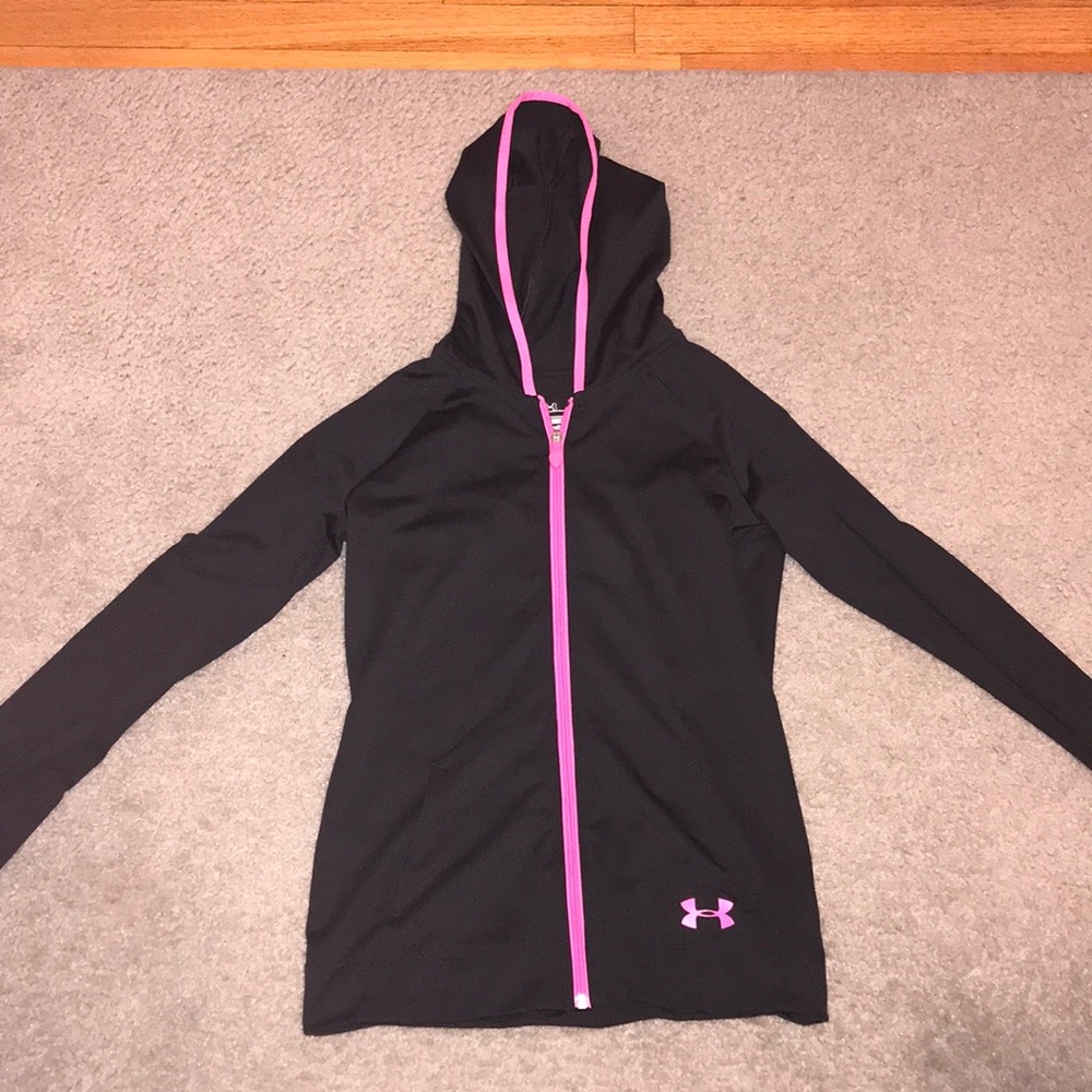 full zip under armour sweatshirt